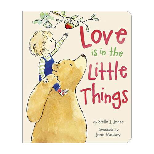 英文原版 Love is in the Little Things 爱 藏在小事里 儿童友谊绘本 Jane Massey插画 纸板书 英文版 进口英语原版书籍