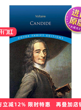 英文原版 Candide 老实人 伏尔泰 Dover Thrift Editions 英文版 进口英语原版书籍