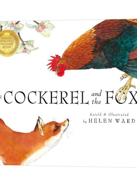 英文原版 The Cockerel And The Fox 2002年格林威金奖 英文版儿童图书