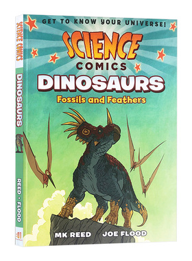 英文原版 Science Comics Dinosaurs Fossils and Feathers 科学漫画系列 恐龙 英文版儿童图书