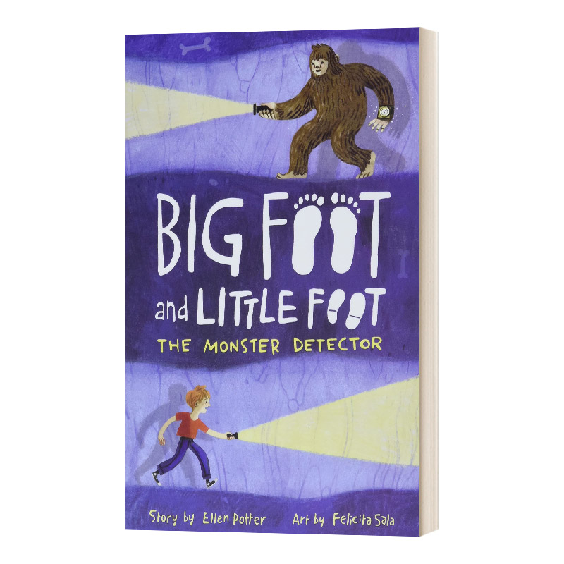 英文原版 Monster Detector Big Foot and Little Foot 2 怪物探测器 大脚与小脚2 英文版 进口英语原版书籍儿童图书
