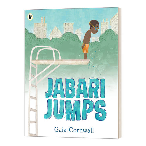 英文原版 Jabari Jumps 贾巴里跳水 Gaia Cornwall 关于勇气的图书 儿童启蒙精美故事绘本 英文版 进口英语原版书籍