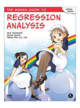 英文原版 The Manga Guide to Regression Analysis 漫画统计学之回归分析 欧姆社学习漫画系列 高桥信Shin Takahashi 进口书籍