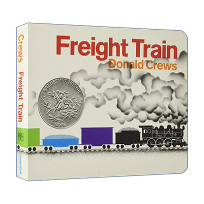 英文原版 Freight Train 火车快跑 纸板书 经典认知绘本图画书 凯迪克奖作者唐诺·克鲁斯 英文版 进口英语原版书籍