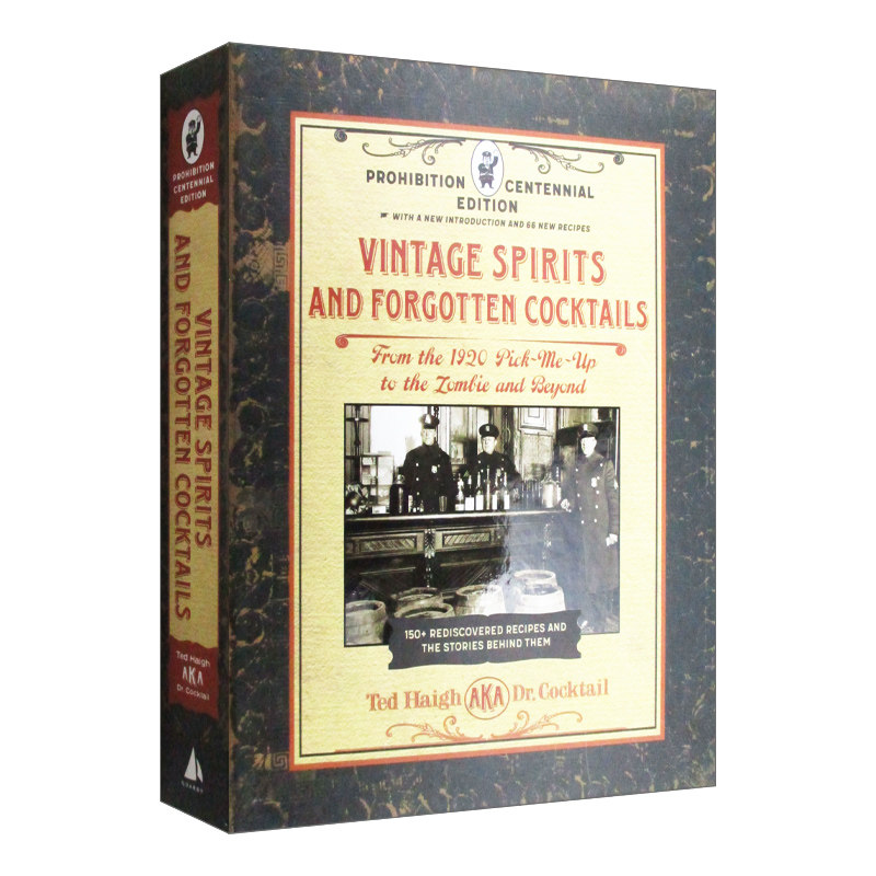 英文原版 Vintage Spirits and Forgotten Cocktails 古典烈酒和被遗忘的鸡尾酒 禁酒百年版 英文版 进口英语原版书籍