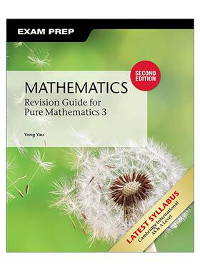 英文原版 Mathematics Revision Guide for Pure Mathematics 3 ?剑桥国际AS&A Level学习指南 数学P3 英文版 进口英语原版书籍