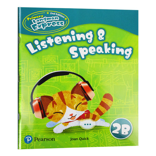 Primary Longman Express 2B Listeningspeaking 英文原版 培生香港朗文小学英语教材 二年级下学期听说练习册 第二版朗文快车PLE