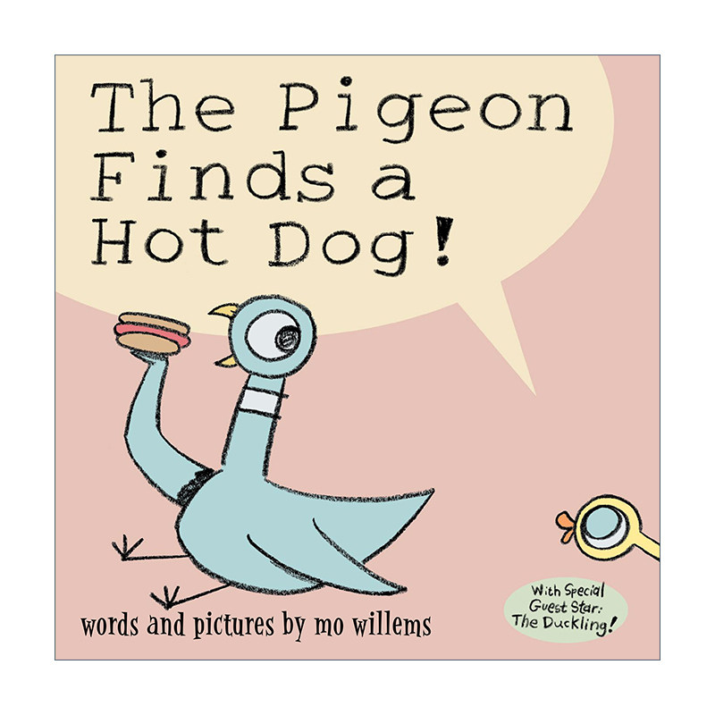 英文原版 The Pigeon Finds a Hot Dog 鸽子找到了一条热狗 Mo Willems 精装绘本 英文版 进口英语原版书籍
