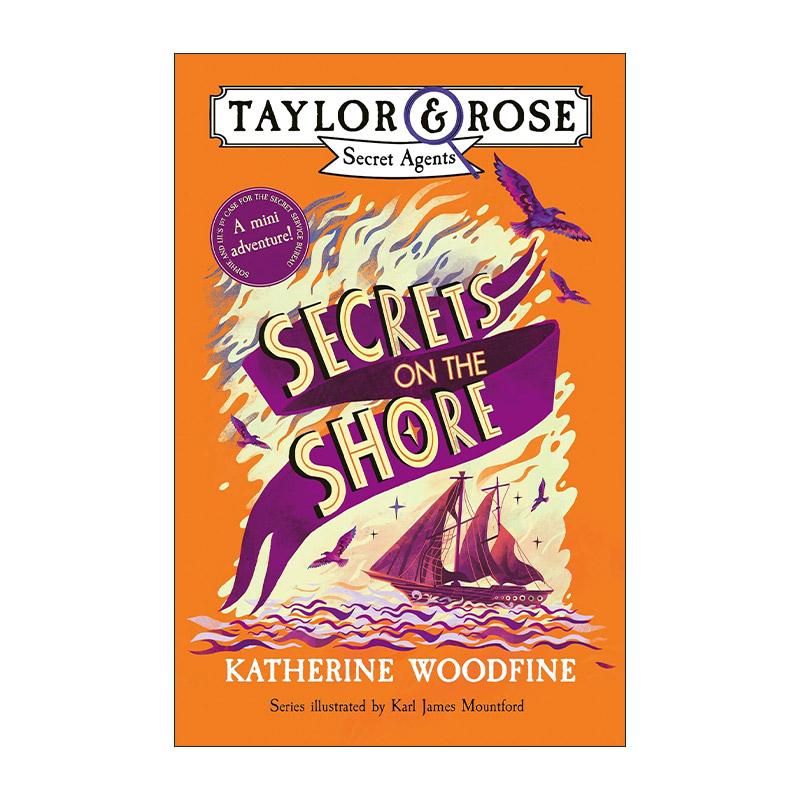英文原版 Taylor and Rose Secret Agents Secrets on the Shore 泰勒和罗斯秘密特工系列5 海边小镇阴谋 少儿冒险章节小说 英文版