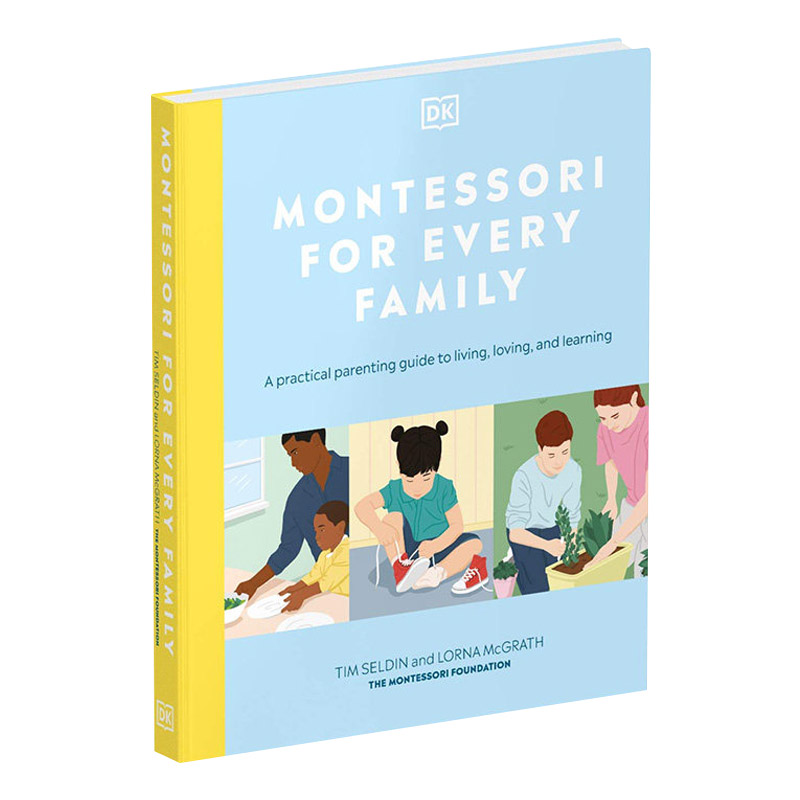精装英文原版 DK Montessori For Every Family蒙台梭利教育绘本家长指导指南英文版进口英语原版书籍儿童图书