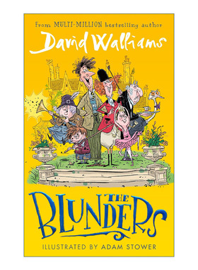英文原版 The Blunders 神经一家人 大卫威廉姆斯新作 儿童幽默插画章节书 英文版 进口英语原版书籍