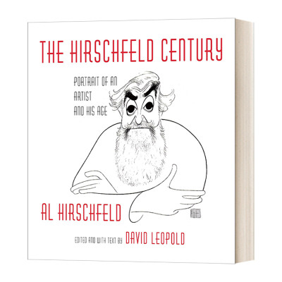 英文原版 The Hirschfeld Century 艾尔·赫什菲尔德的世纪 一位艺术家和他的时代的肖像 Al Hirschfeld 精装 英文版 进口英语书籍