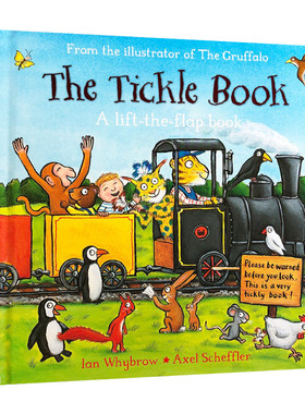 英文原版 The Tickle Book 挠痒痒 纸板书 儿童绘本 翻翻书启蒙早教认知亲子阅读 英文版 进口英语原版书籍
