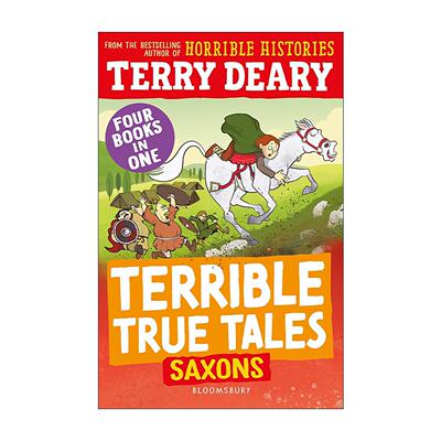 英文原版 Terrible True Tales Saxons 可怕的真实历史之撒克逊人 可怕的历史作者Terry Deary 儿童趣味历史读物 进口英语原版书籍
