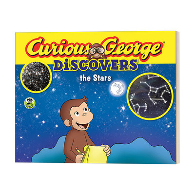 英文原版 Curious George Discovers the Stars 好奇猴乔治科普故事 星星 Science Storybook 英文版 进口英语原版书籍