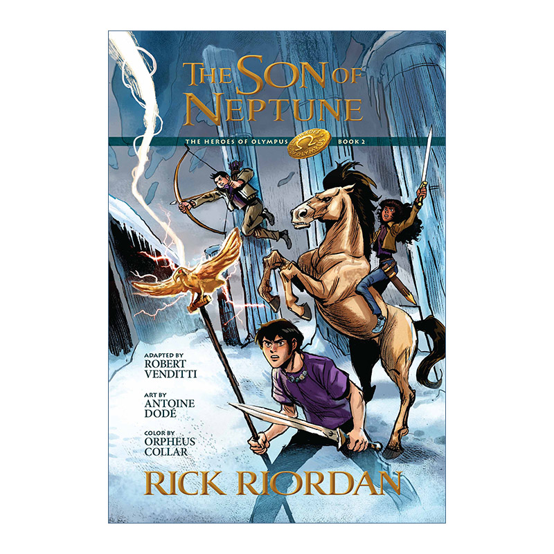 英文原版 The Heroes of Olympus 02 The Son of Neptune: The Graphic Novel 波西杰克逊第二季 奥林匹斯英雄系列2 海神之子 漫画