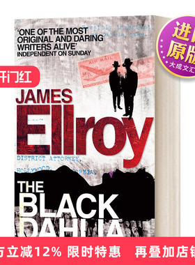 英文原版小说 The Black Dahlia 黑色大丽花 洛城四部曲之一 豆瓣阅读 英文版 进口英语原版书籍