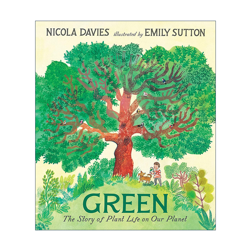 英文原版 Green The Story of Plant Life on Our Planet 地球上的绿色生命 儿童自然科学科普百科精装绘本 英文版 进口英语书籍