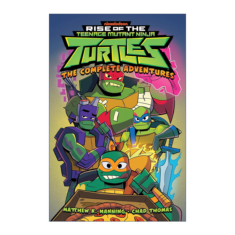 英文原版 Rise of the Teenage Mutant Ninja Turtles The Complete Adventures 忍者神龟的崛起 完整冒险漫画 进口英语原版书籍图片