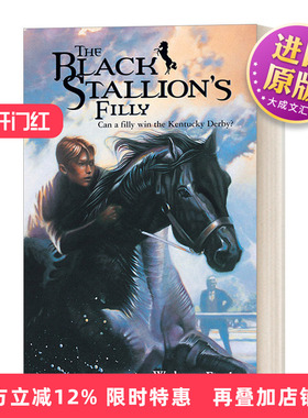 英文原版 The Black Stallion's Filly 黑神驹系列 黑神驹的母马 Walter Farley 青少年骑马动作冒险小说 英文版 进口英语书籍