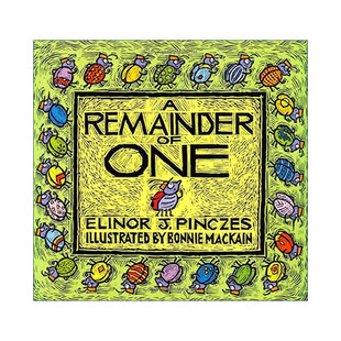 英文原版 A Remainder of One 孤单的阿乔 数学图画书 埃莉诺·皮赛兹 英文版 进口英语原版书籍