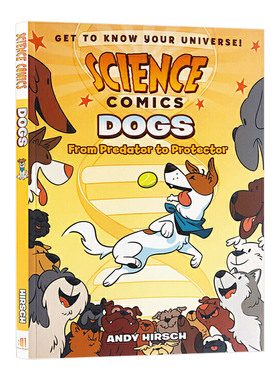 英文原版 Science Comics Dogs 科学漫画系列 狗 儿童绘本图画书 英文版