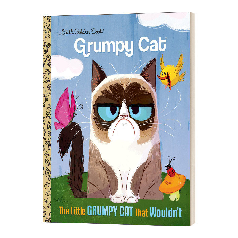 cat that wouldnt grumpy cat little golden book 不愿去的小不爽猫