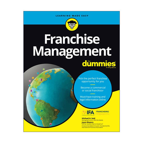 英文原版 Franchise Management for Dummies 特许经营管理 达人迷 英文版 进口英语原版书籍