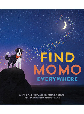 英文原版 Find Momo Everywhere 到处寻找莫莫 让我们找到莫莫 儿童精装宠物绘本 Andrew Knapp 英文版 进口英语原版书籍