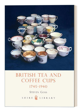 英文原版 British Tea and Coffee Cups 英国茶杯和咖啡杯 英文版 进口英语原版书籍