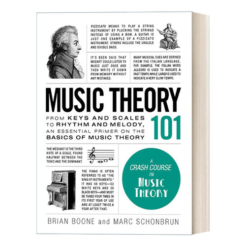 英文原版 Music Theory 101系列 音乐理论 精装 英文版 进口英语原版书籍