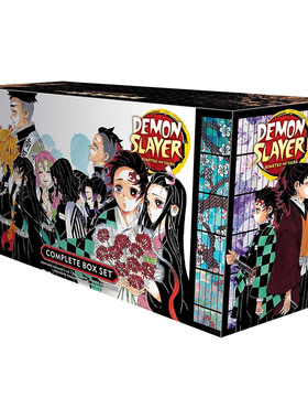 英文原版 Demon Slayer Complete Box Set 鬼灭之刃1-23盒装 英文版 进口英语原版书籍