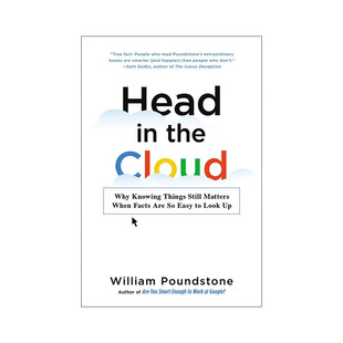 英文原版 Head in the Cloud 知识大迁移 移动时代知识的真正价值 威廉·庞德斯通 英文版 进口英语原版书籍