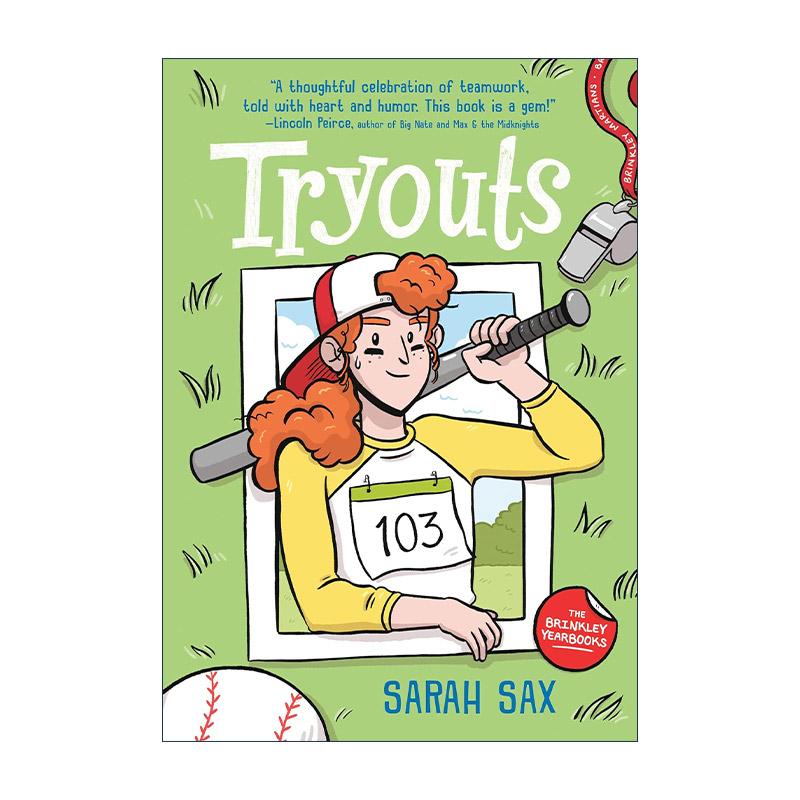 英文原版 Tryouts The Brinkley Yearbooks 02 布林克利年鉴系列2 选拔赛 儿童全彩漫画 Sarah Sax 英文版 进口英语原版书籍