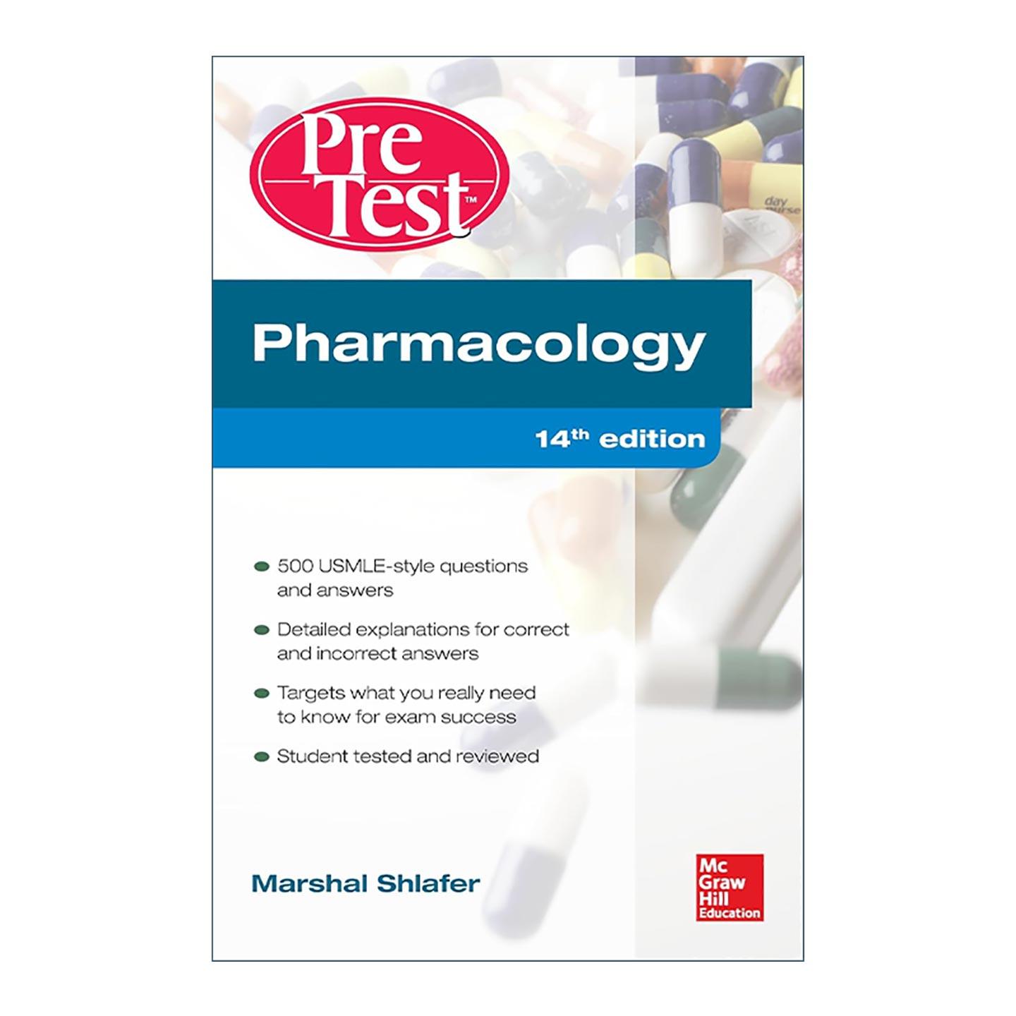 英文原版 Pharmacology PreTest Self-Assessment and Review 药理学测试前自我评估与回顾 第14版 英文版 进口英语原版书籍
