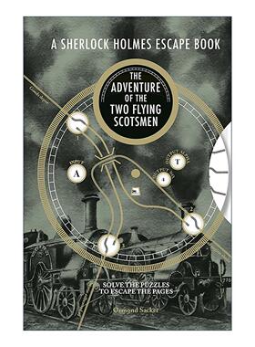 英文原版 The Sherlock Holmes Escape Book The Adventure of the Two Flying Scotsmen 福尔摩斯密室逃脱系列 苏格兰飞人冒险