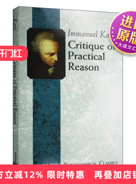 实践理性批判 英文原版 Critique of Practical Reason 英文版 进口英语书籍