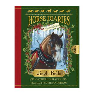 铃儿响叮当 Horse Bells 英文原版 特别版 Hart英文版 爱伦坡奖提名作家Alison Diaries Jingle 儿童历史小说 小马驹日志系列11