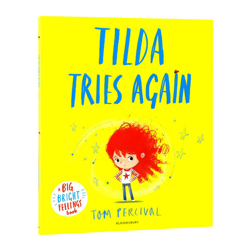 英文原版绘本 Tilda Tries Again 再努力吧提尔达 情绪管理绘本 英文版 进口英语原版书籍儿童图书