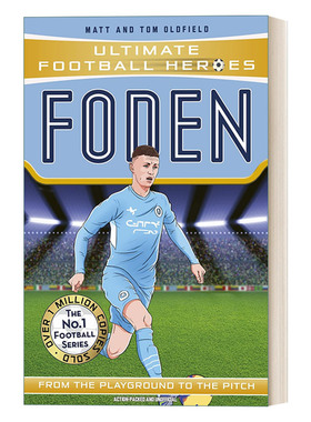 英文原版 Foden 超级足球明星人物传记 菲尔 福登 Ultimate Football Heroes 英文版 进口英语原版书籍