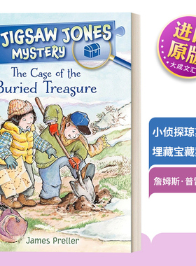 英文原版 Jigsaw Jones The Case of the Buried Treasure 小侦探琼斯系列 英文版 进口英语原版书籍
