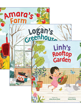 英文原版 Where In the Garden 花园在哪里系列3册 儿童科普百科精装绘本 Samara Hardy 英文版 进口英语原版书籍