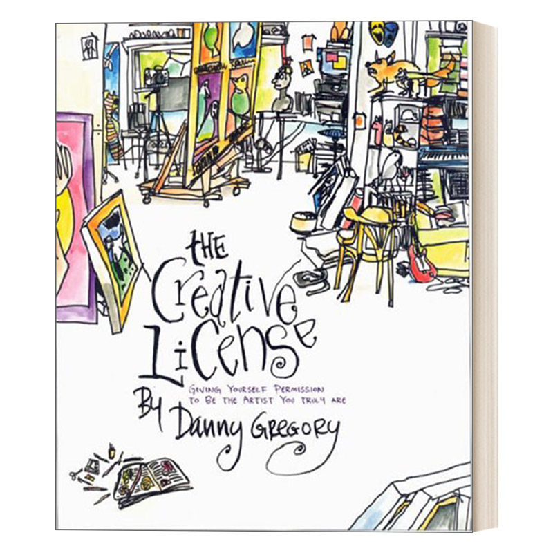 英文原版 The Creative License 创意许可 发掘自己的艺术潜能 英文版 进口英语原版书籍