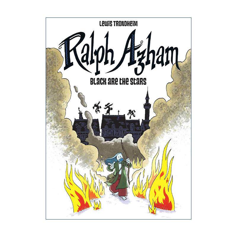 英文原版 Ralph Azham #1 拉尔夫·阿扎姆漫画卷1 黑色的是星星 欧美彩色漫画 精装 英文版 进口英语原版书籍