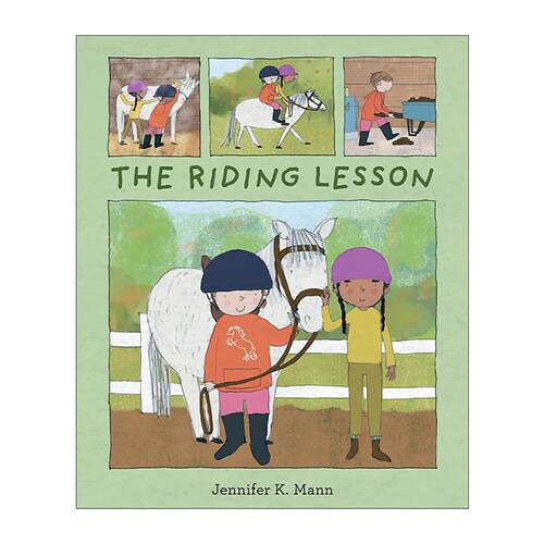 英文原版 The Riding Lesson 骑马课 儿童插画故事绘本 英文版 进口英语原版书籍