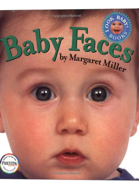 英文原版 Baby Faces  宝宝的脸 纸板书 英文版 进口英语原版书籍