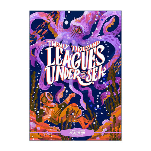 英文原版 Classic Starts Twenty Thousand Leagues Under the Sea 开始读经典 海底两万里 精装 英文版 进口英语原版书籍