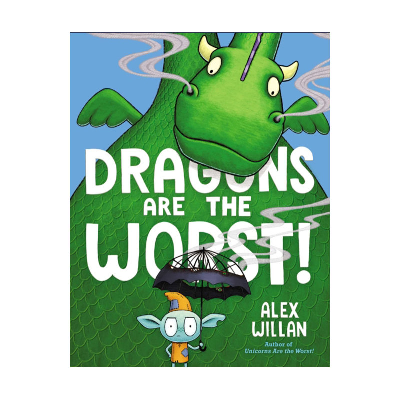 英文原版绘本 Dragons Are the Worst! 坏坏的龙 精装绘本 英文版 进口英语原版书籍
