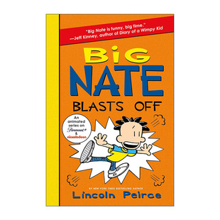 Blasts Off 进口英语原版 Big 书籍 英文版 Nate 章节书漫画小说 英文原版 大内特8