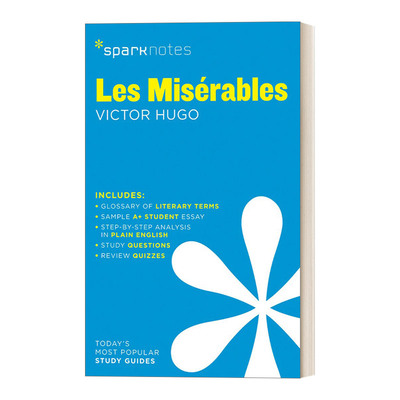 英文原版 Les Miserables 悲惨世界 SparkNotes Literature Guide文学导读系列 英文版 进口英语原版书籍